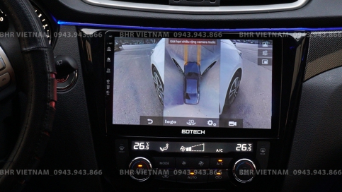 Màn hình DVD Android liền camera 360 Nissan Xtrail 2017 - nay | Gotech GT360